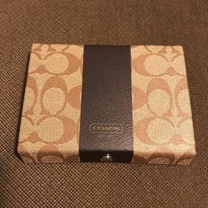 Coach boxed card set